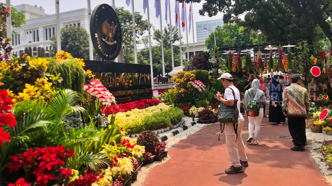 Taman Polkam Merdeka 81 Semarakkan HUT ke-81 RI di Medan Merdeka Barat