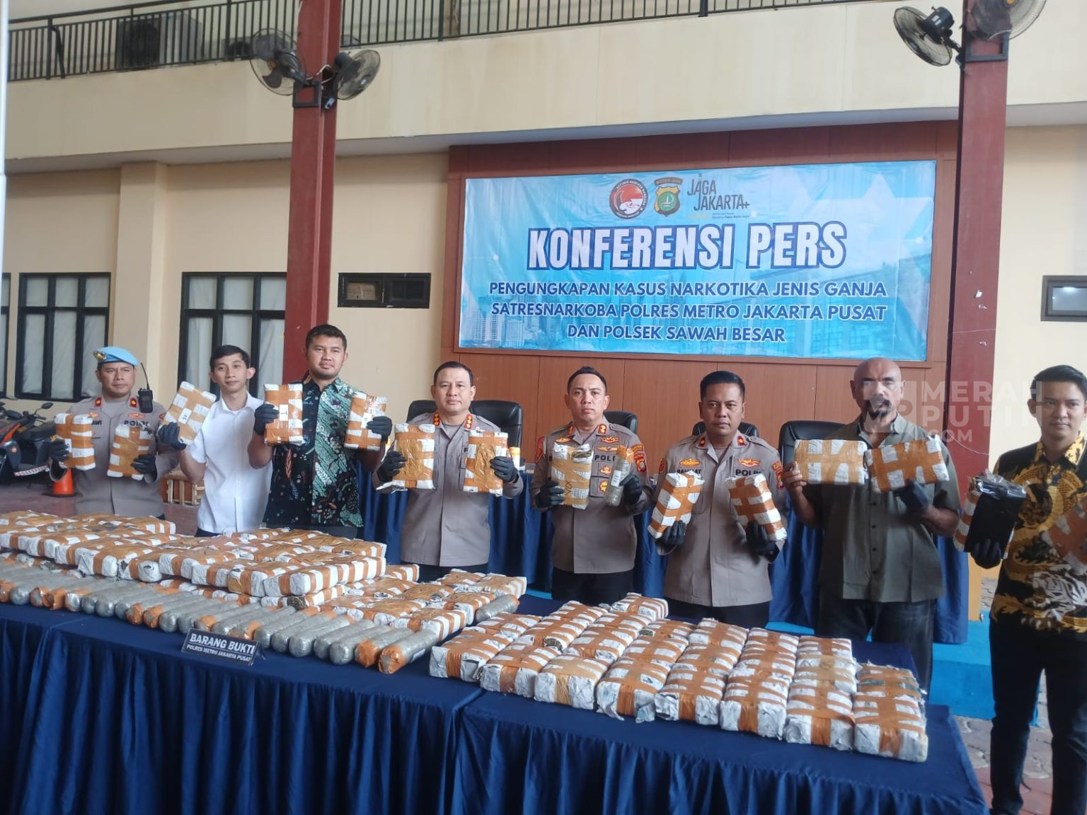 Polisi Bongkar Jalur Ganja Aceh ke Pulau Jawa, Sita 132 Kg Barang Haram 