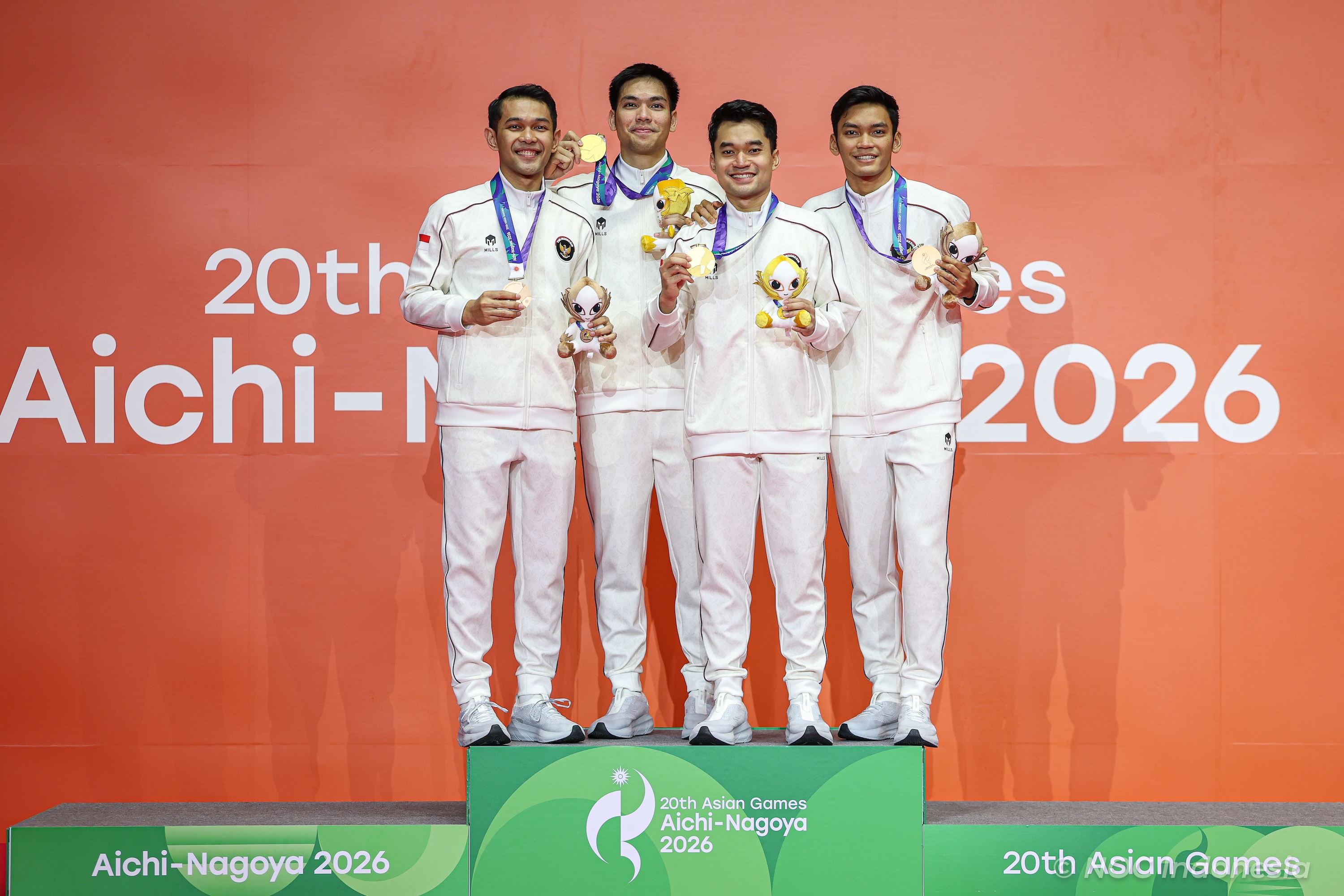 Asian Games 2026: Ganda Putra Indonesia Leo/Daniel Raih Medali Emas 