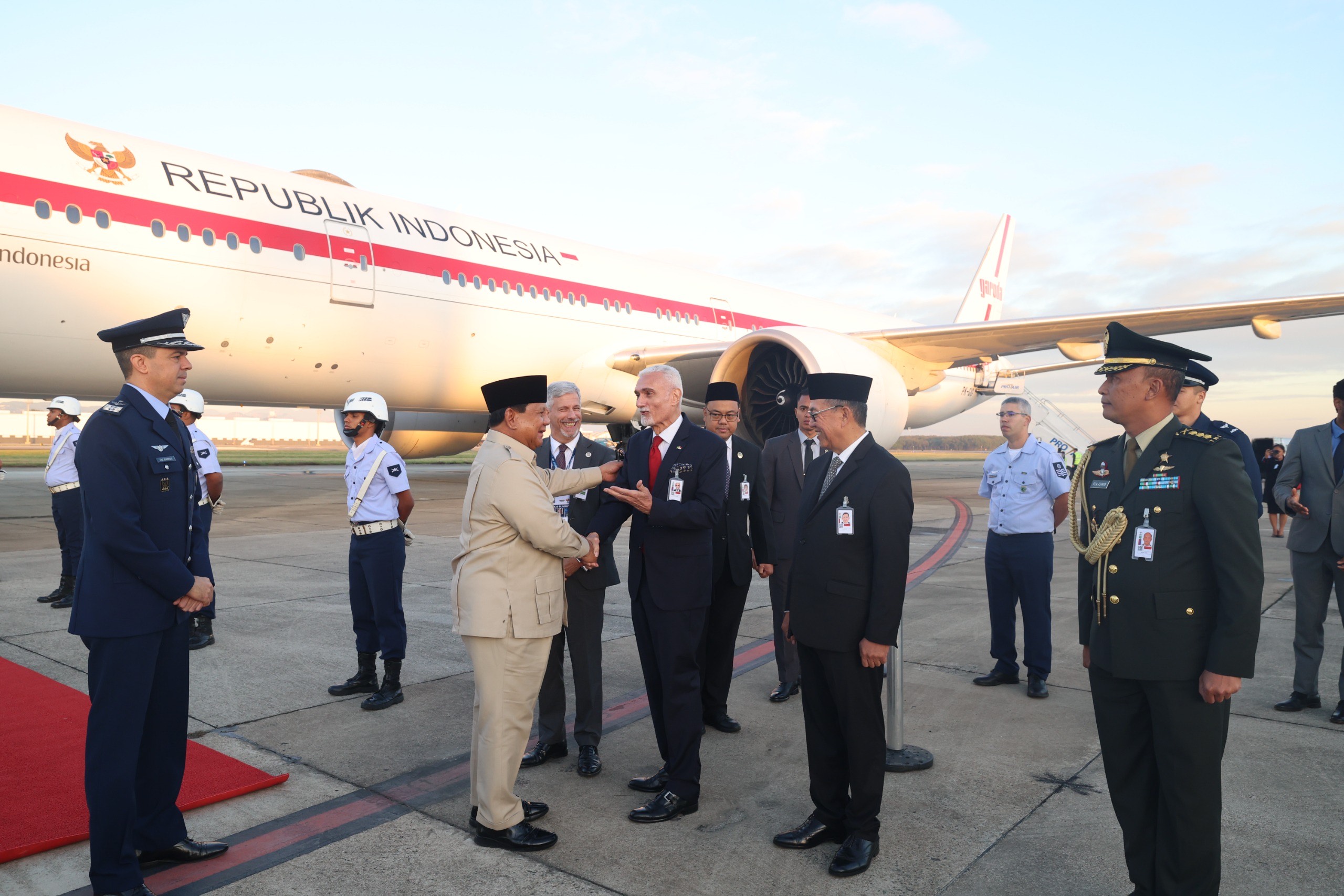 Dari Padang Pasir ke Pantai Tropis, Prabowo Lanjutkan Diplomasi Global ke Brasil