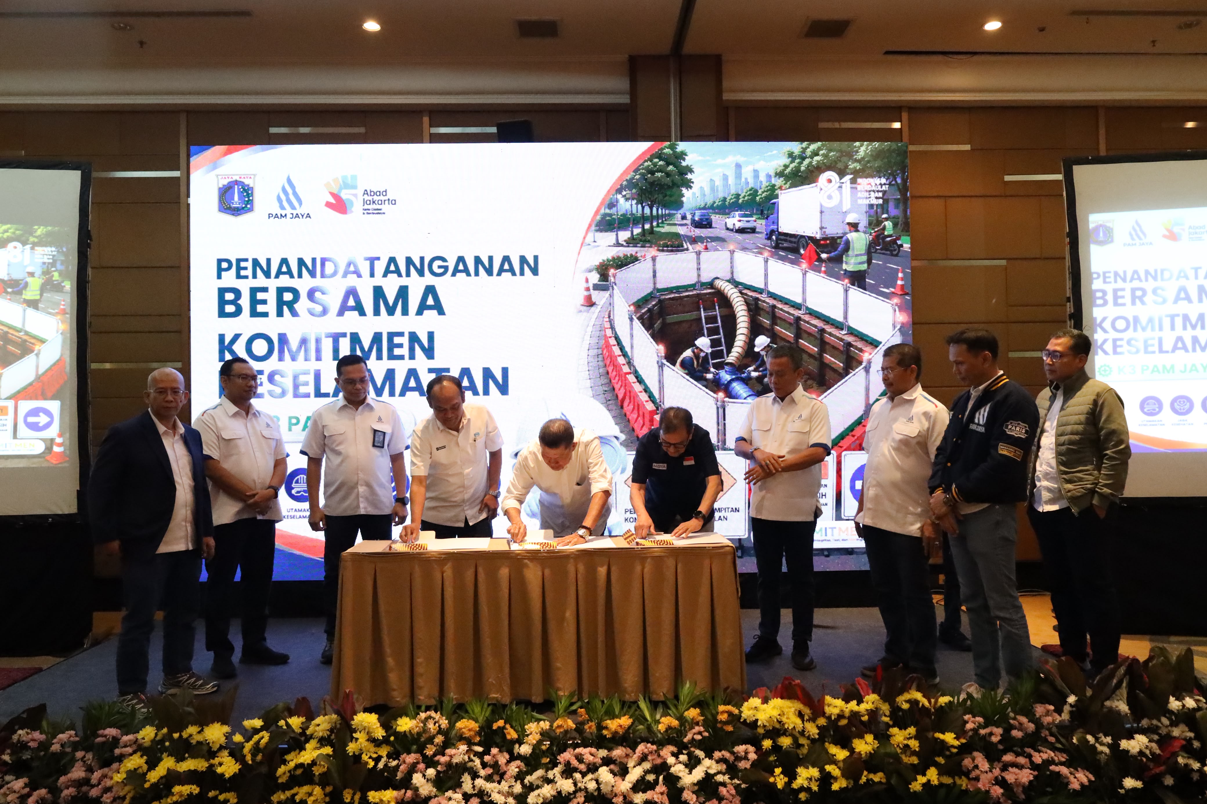 PAM Jaya Perkuat K3, Siapkan Pembangunan 7.000 Km Jaringan Pipa