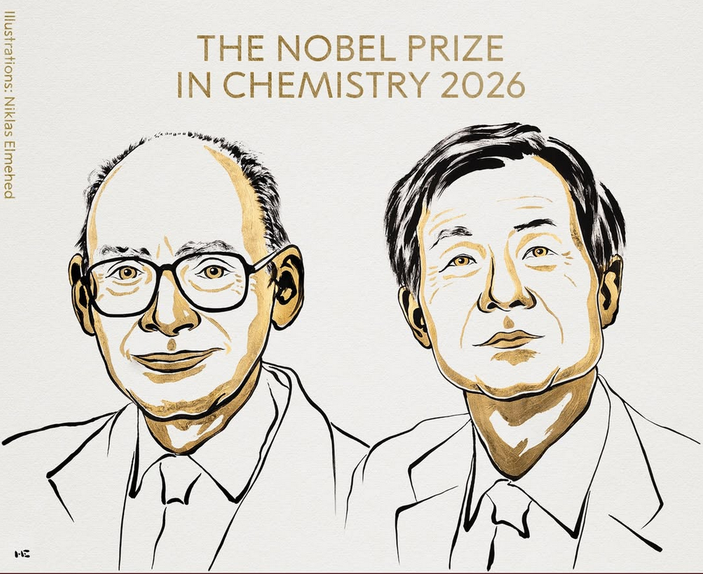  Dua Ilmuwan Pemecah Misteri Asimetri Kehidupan Dianugerahi Hadiah Nobel Kimia 