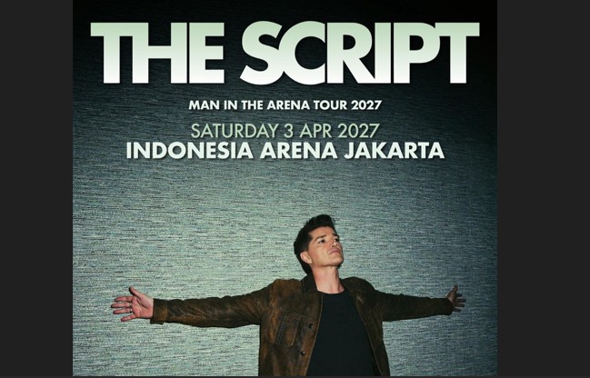 The Script Kembali Manggung  di Indonesia Bawa Tema Man in the Arena Tour 2027