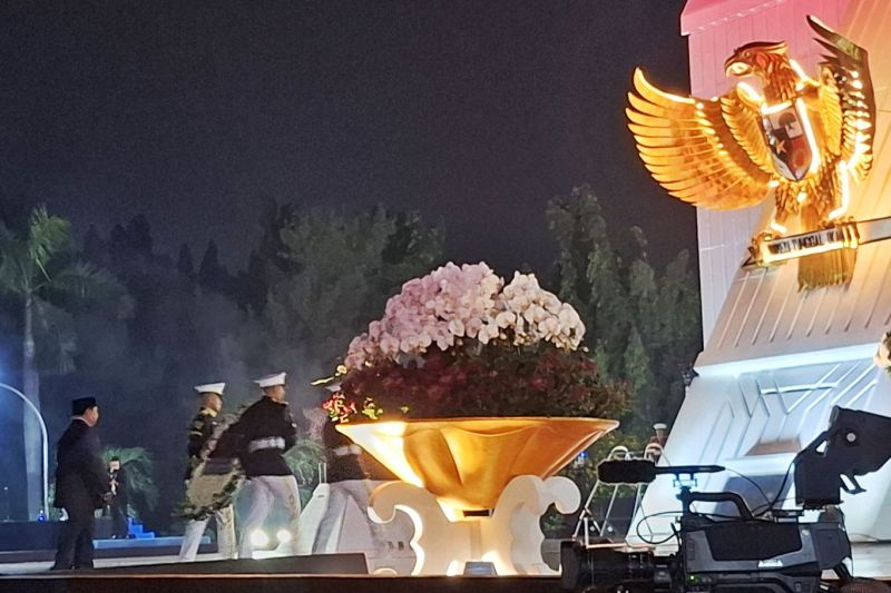 Presiden Prabowo Pimpin Upacara Ziarah Nasional dan Renungan Suci Jelang  HUT ke-81 Kemerdekaan RI
