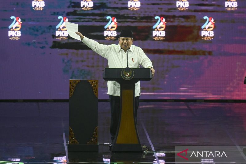  Di Harlah PKB Prabowo Sebut PDIP ; Hatinya Sebetulnya Sama Dengan Kita