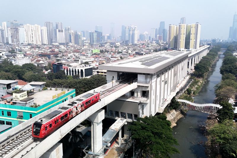 LRT Jakarta Fase 1B Velodrome-Manggarai Mulai Uji Coba, ini Jadwalnya