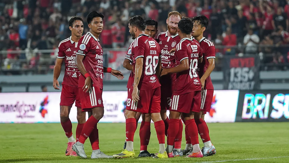 Statistik Java United vs Bali United: Drama 5 Gol dan 1 Kartu Merah Tersaji di  Stadion Jatidiri