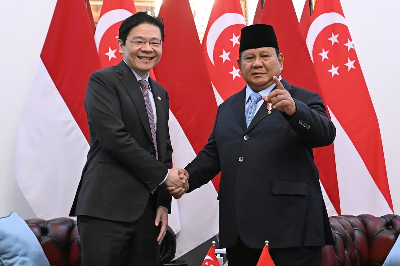 Prabowo: Indonesia dan Singapura Berkepentingan Jaga Keamanan Selat Malaka